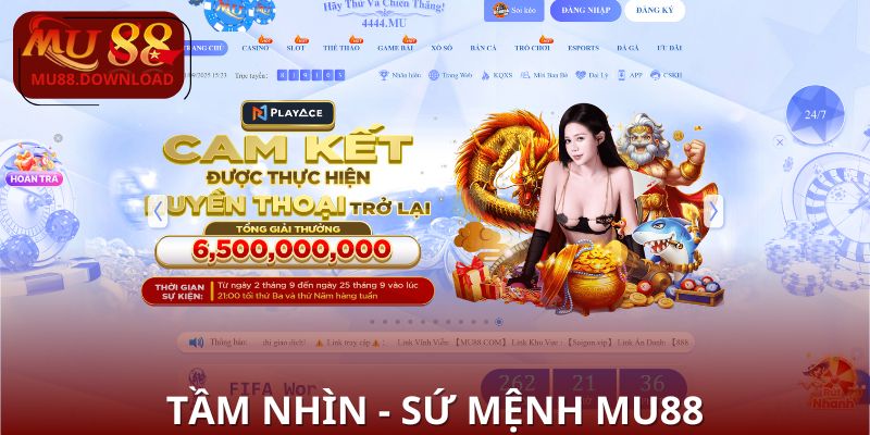 Vai trò then chốt của tầm nhìn - sứ mệnh MU88